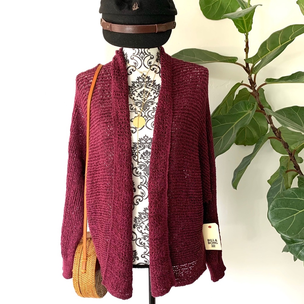 ๐ฅ๐ฅBILLABONG - OPEN KNIT CARDIGAN๐ฅ๐ฅ - Picture 1 of 4